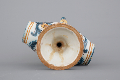 A set of 3 barrel-shaped spill or puzzle jugs, Talavera, Spain, ca. 1820